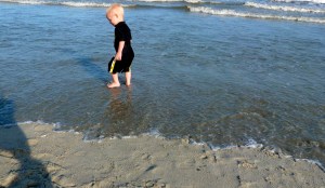 Not too deep son!!!!